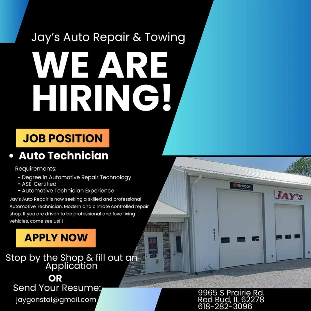 Auto Repair Now Hiring